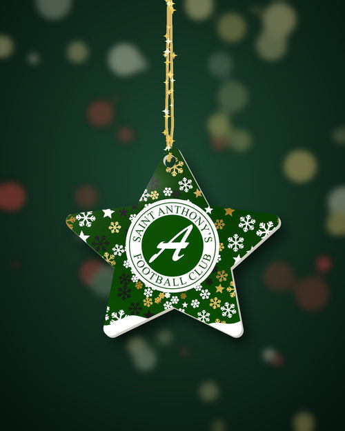 St Anthony's FC Christmas Star Snowfall