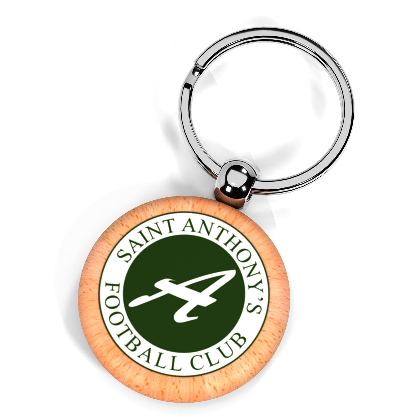St Anthony's FC Wooden Keyring