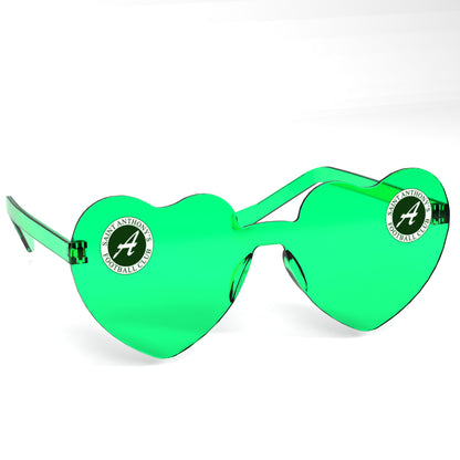 St Antonys FC Heart Party Glasses