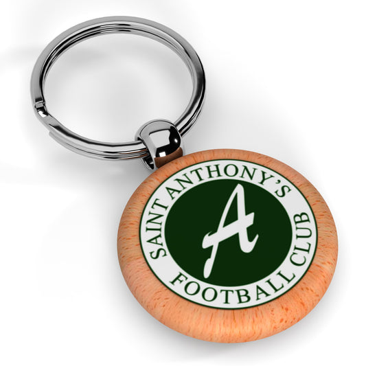St Anthony's FC Wooden Keyring
