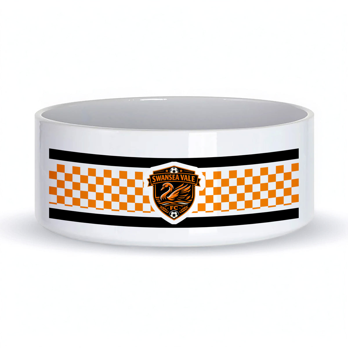 Swansea Vale FC Ceramic Dog Bowl