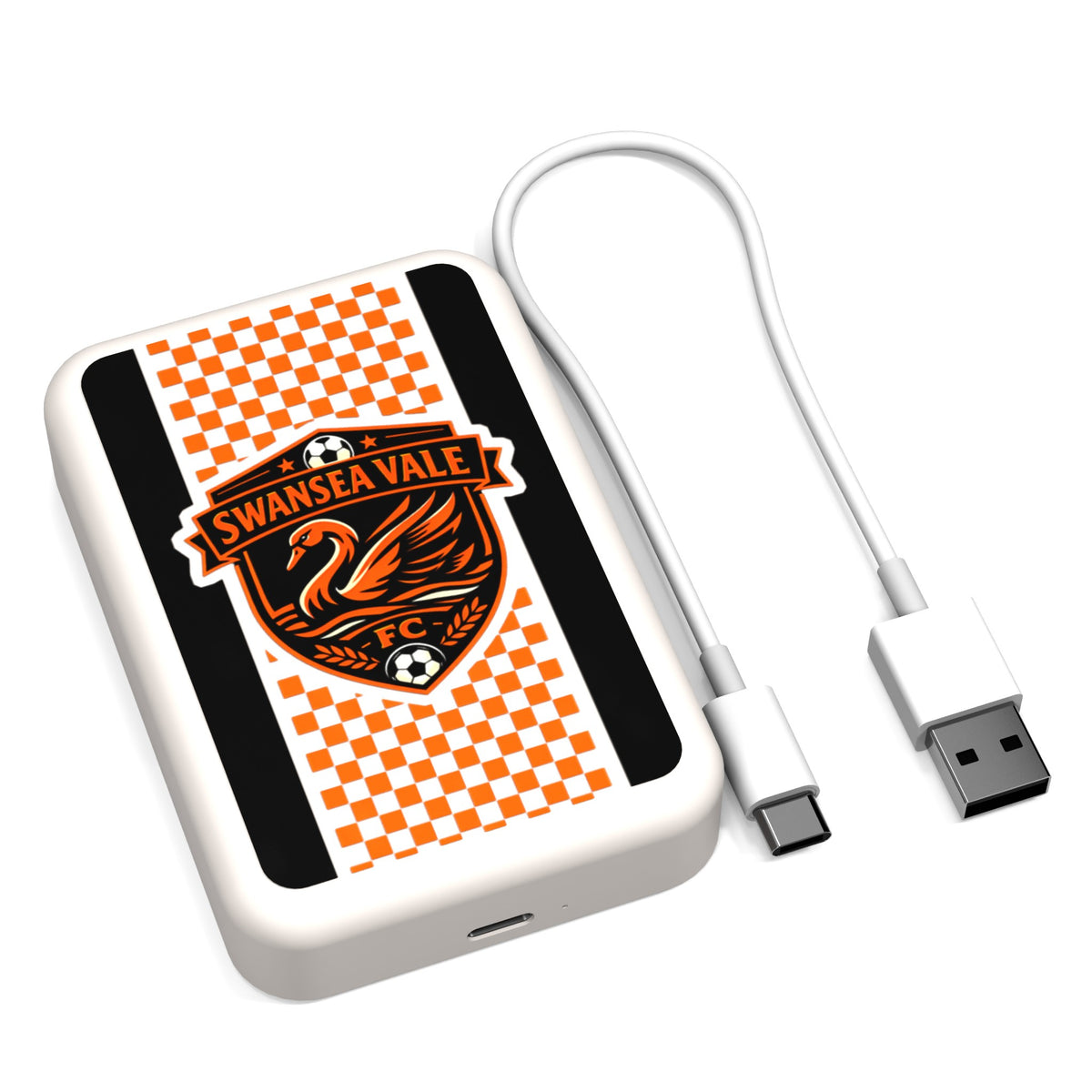 Swansea Vale FC Magnetic Power Bank