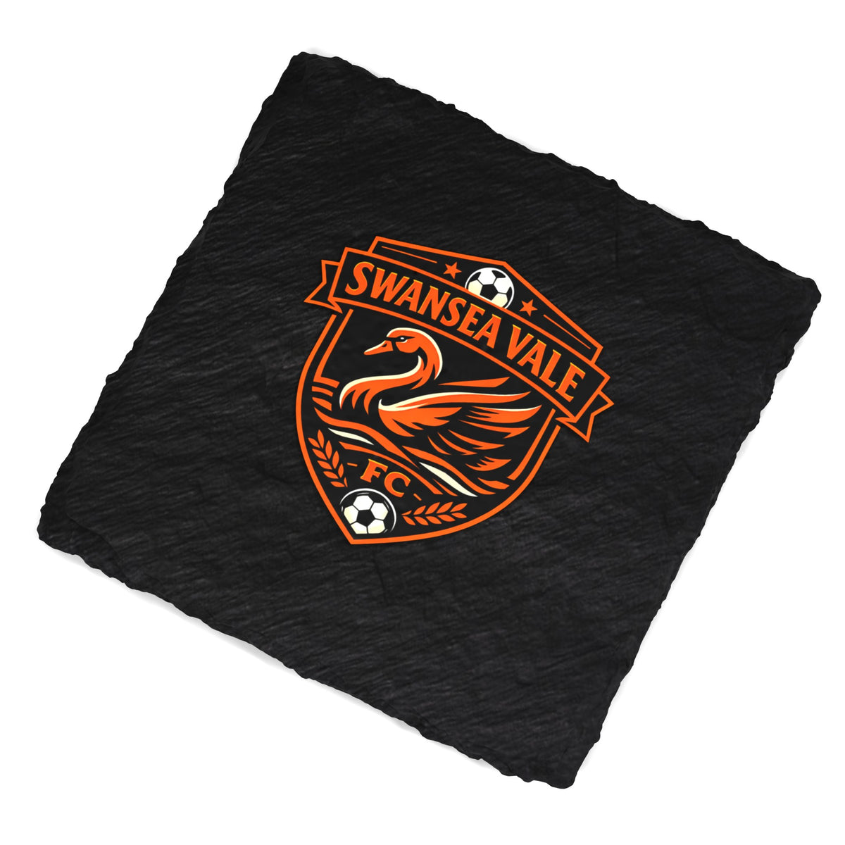 Swansea Vale FC Slate Coaster