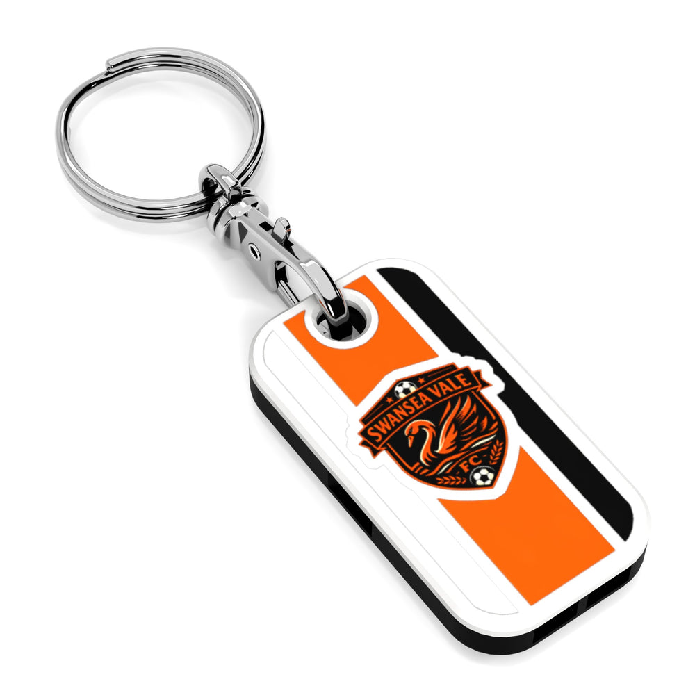 Swansea Vale FC Whistle Keyring