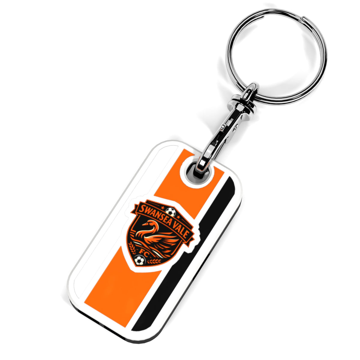 Swansea Vale FC Whistle Keyring