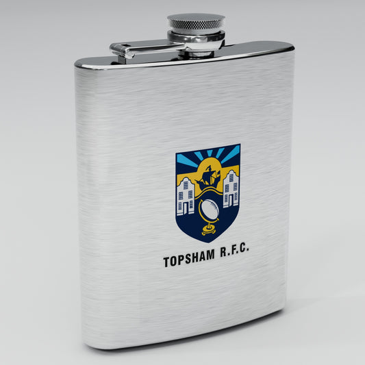Topsham RFC 7oz Hip Flask
