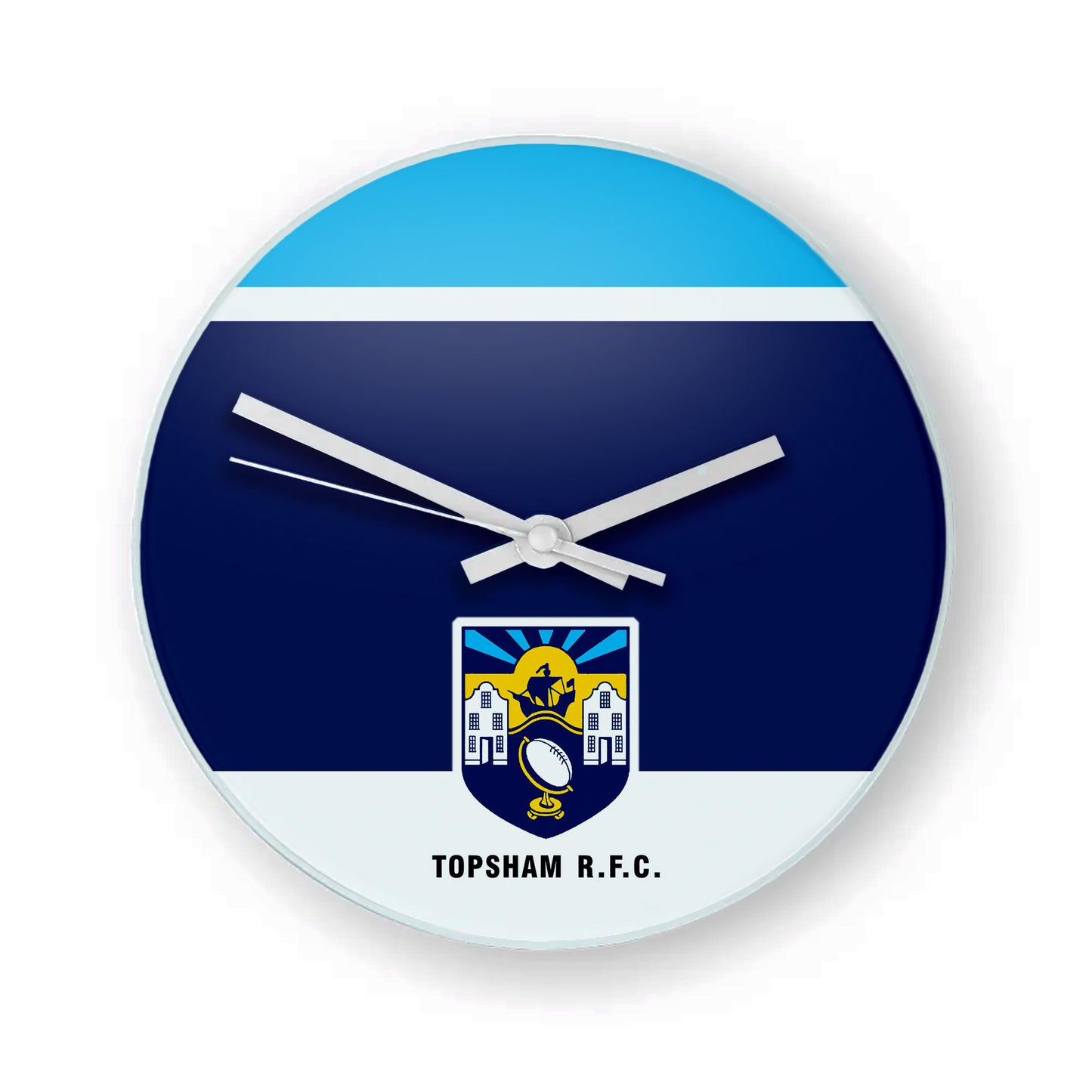 Topsham RFC Glass Clock