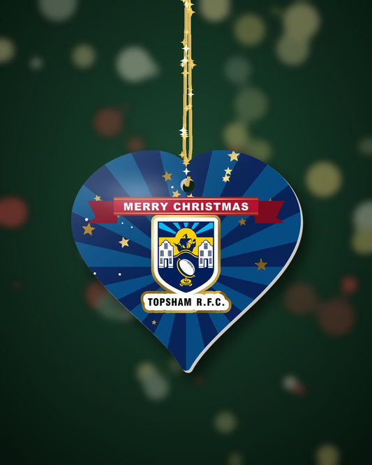 Topsham RFC Christmas Heart Starburst