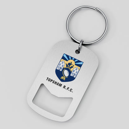Topsham RFC Metal Beer Opener Keyring