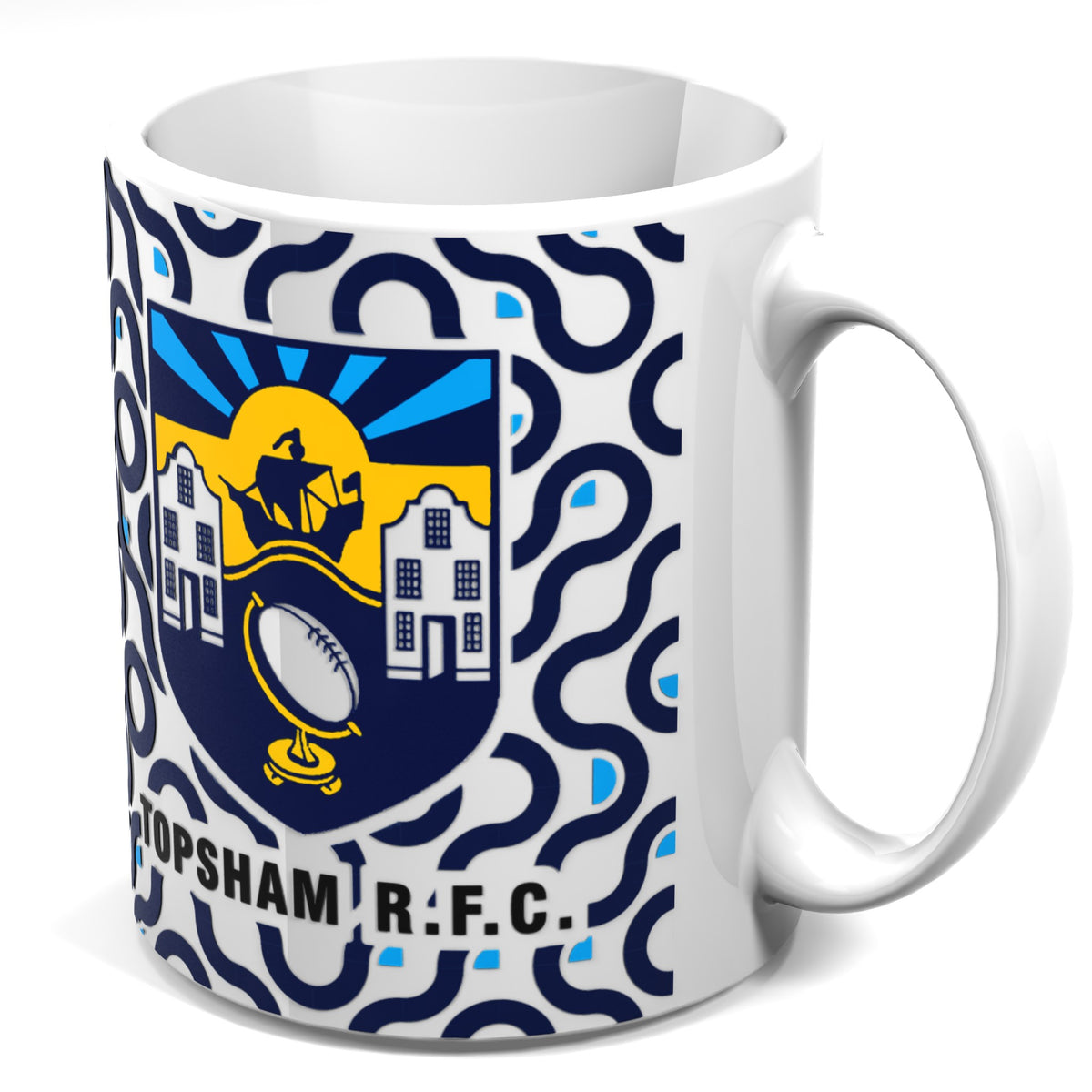 Topsham RFC Pattern Mug