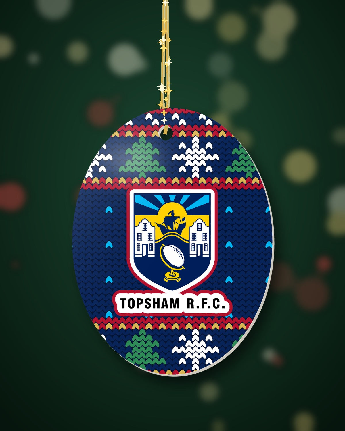 Topsham RFC Christmas Oval Jumper
