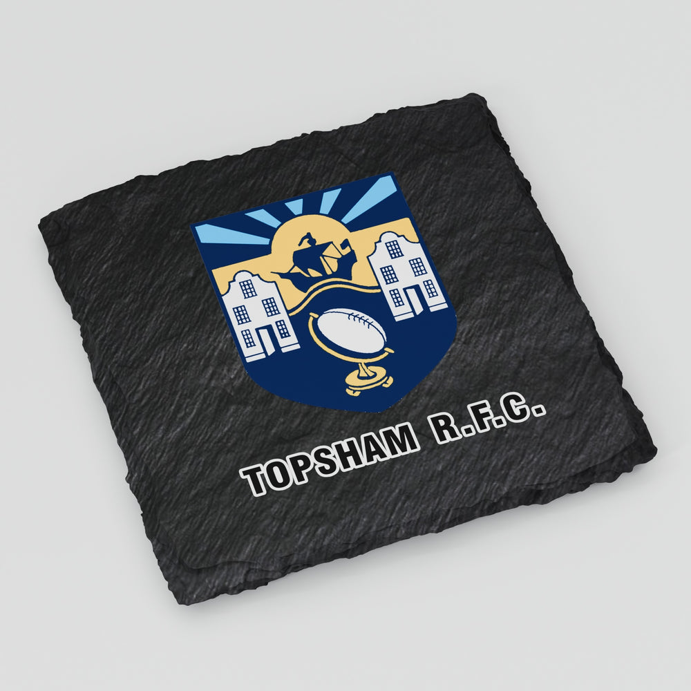 Topsham RFC Slate Coaster