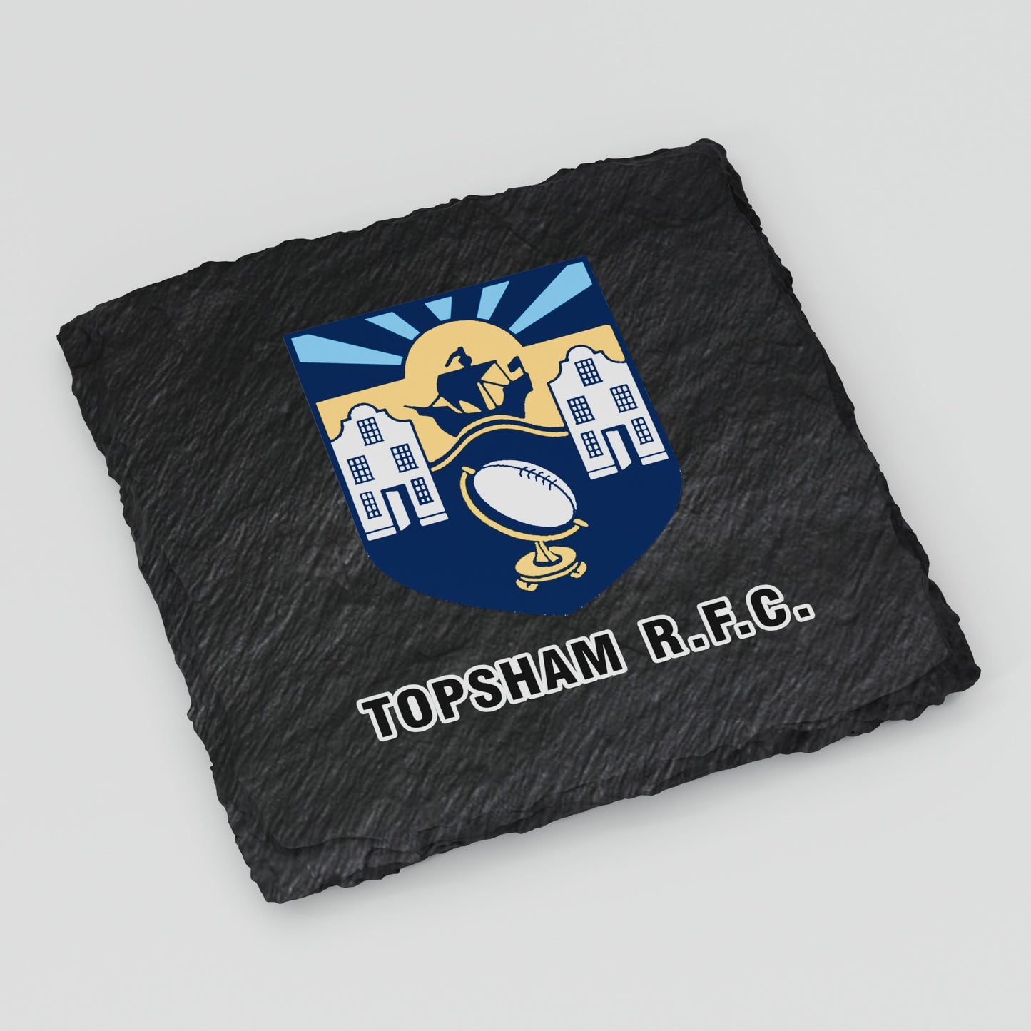 Topsham RFC Slate Coaster