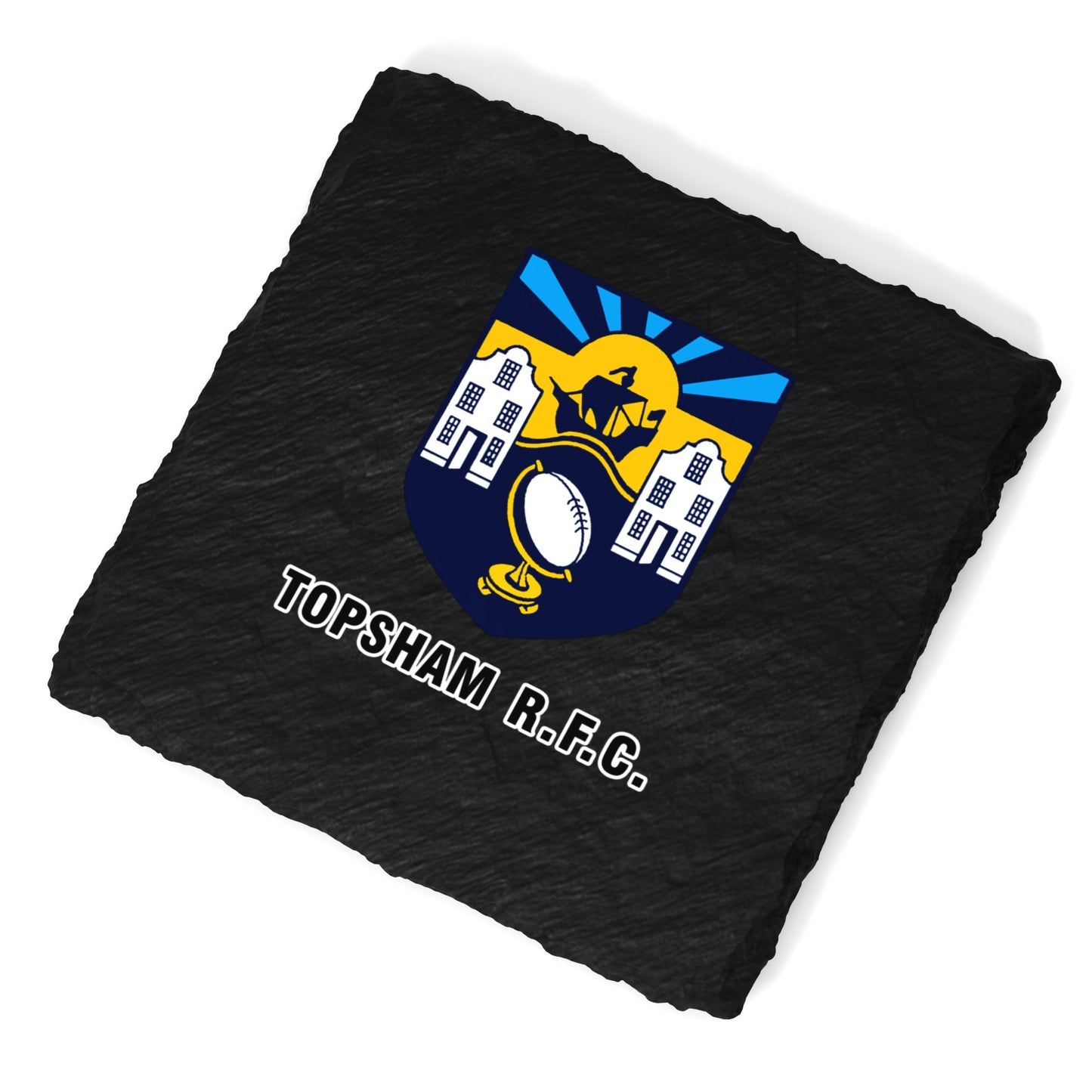 Topsham RFC Slate Coaster