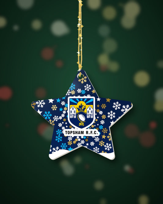 Topsham RFC Christmas Star Snowfall