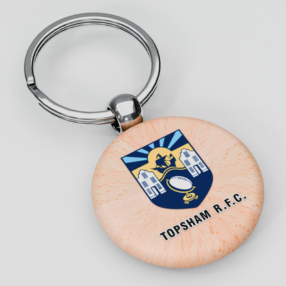 Topsham RFC Wooden Keyring