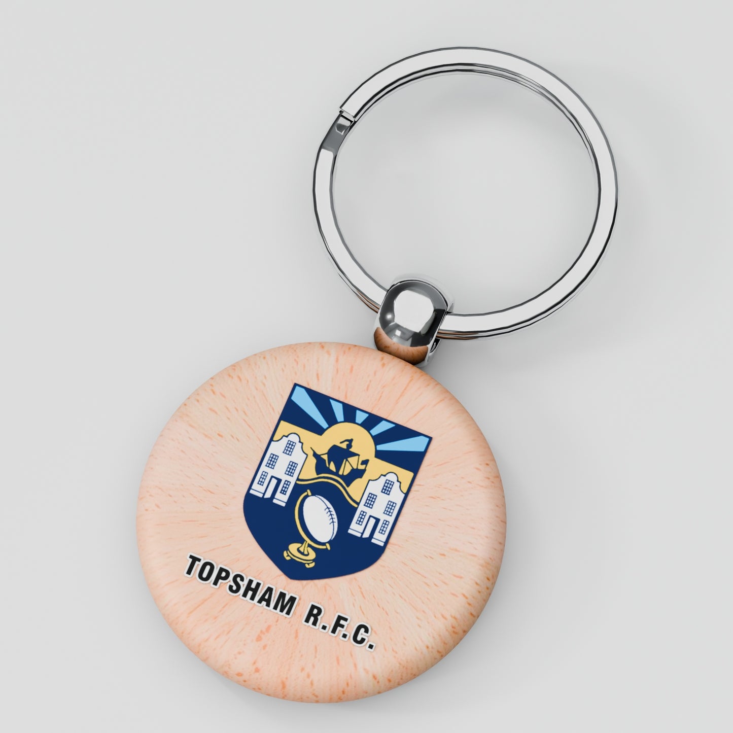 Topsham RFC Wooden Keyring