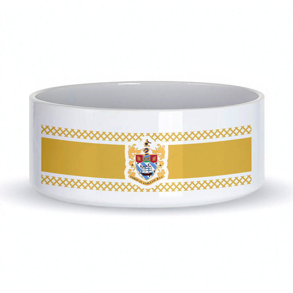 Torquay Athletic RFC Ceramic Dog Bowl