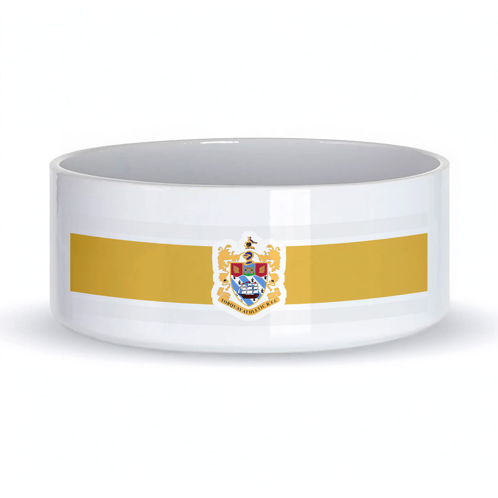 Torquay Athletic RFC Ceramic Dog Bowl