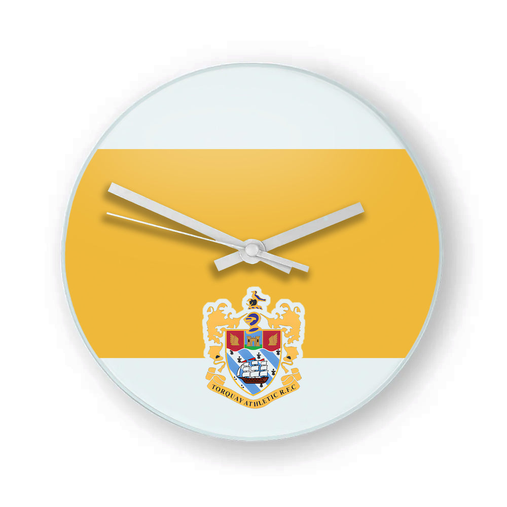 Torquay Athletic RFC Glass Clock