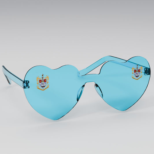 Torquay Athletic RFC Heart Party Glasses
