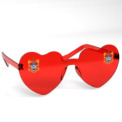 Torquay Athletic RFC Heart Party Glasses