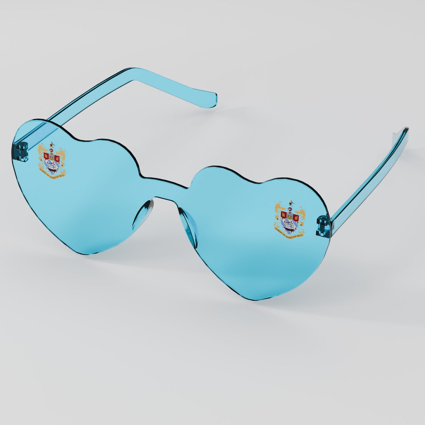 Torquay Athletic RFC Heart Party Glasses