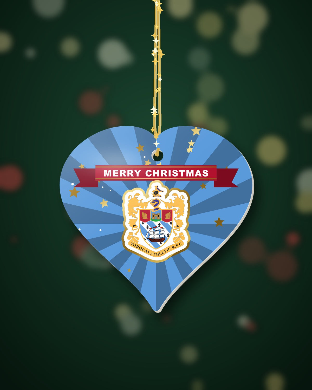 Torquay Athletic RFC Christmas Heart Starburst