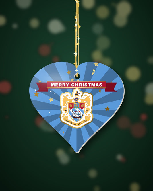 Torquay Athletic RFC Christmas Heart Starburst