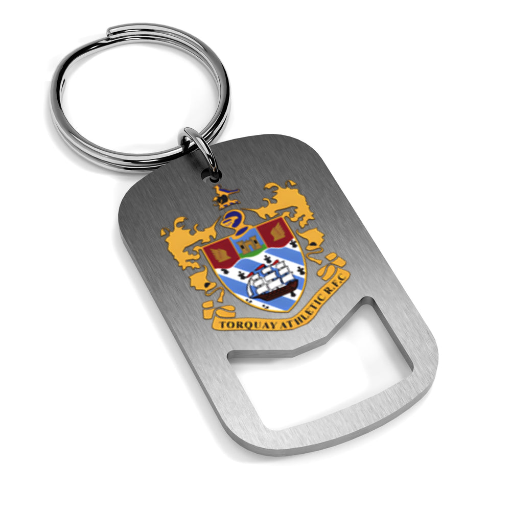 Torquay Athletic RFC Metal Beer Opener Keyring