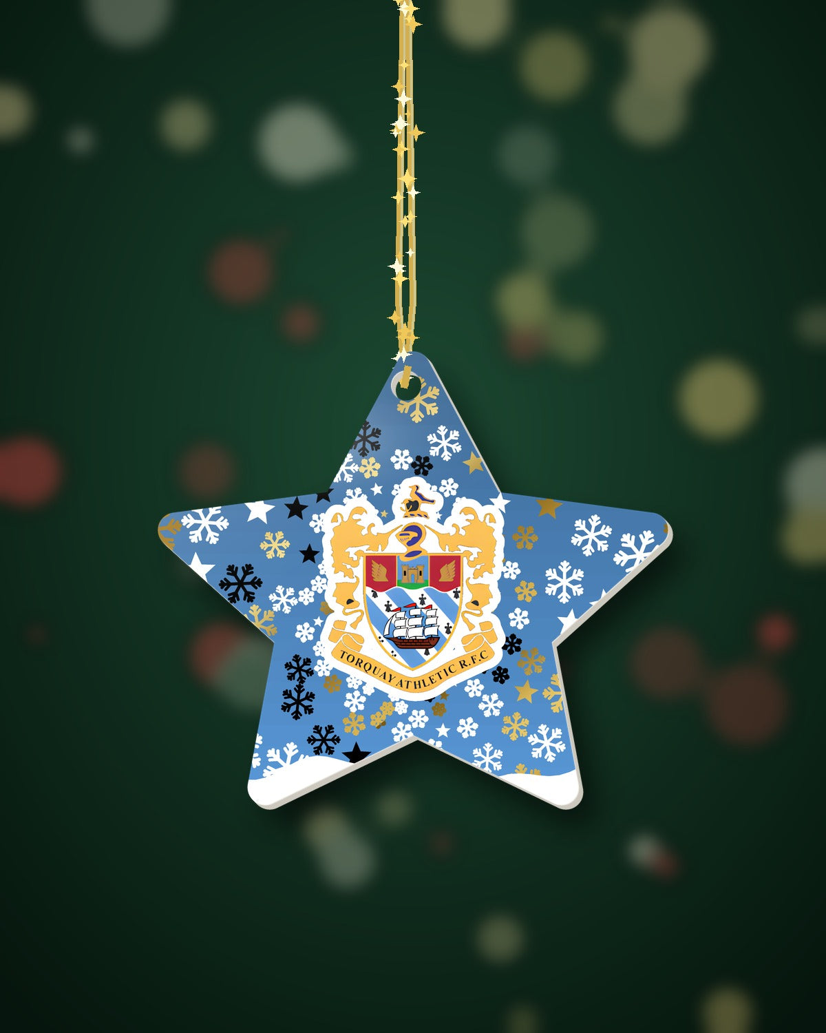 Torquay Athletic RFC Christmas Star Snowfall
