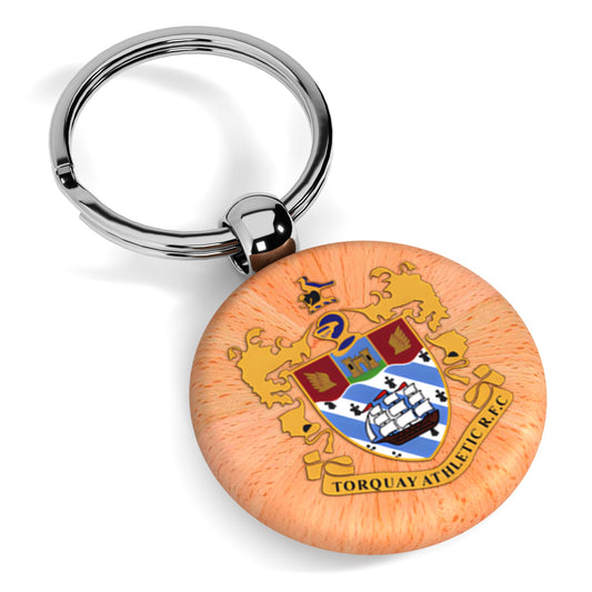 Torquay Athletic RFC Wooden Keyring