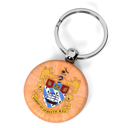 Torquay Athletic RFC Wooden Keyring
