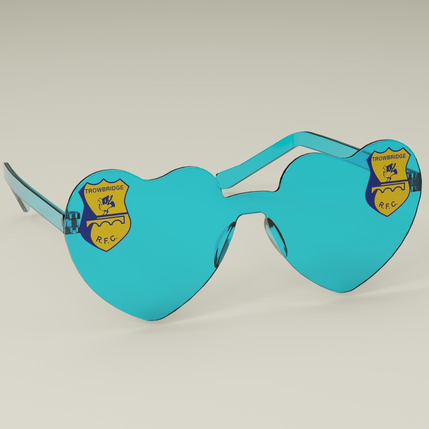 Trowbridge RFC Heart Party Glasses