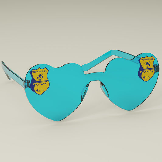 Trowbridge RFC Heart Party Glasses