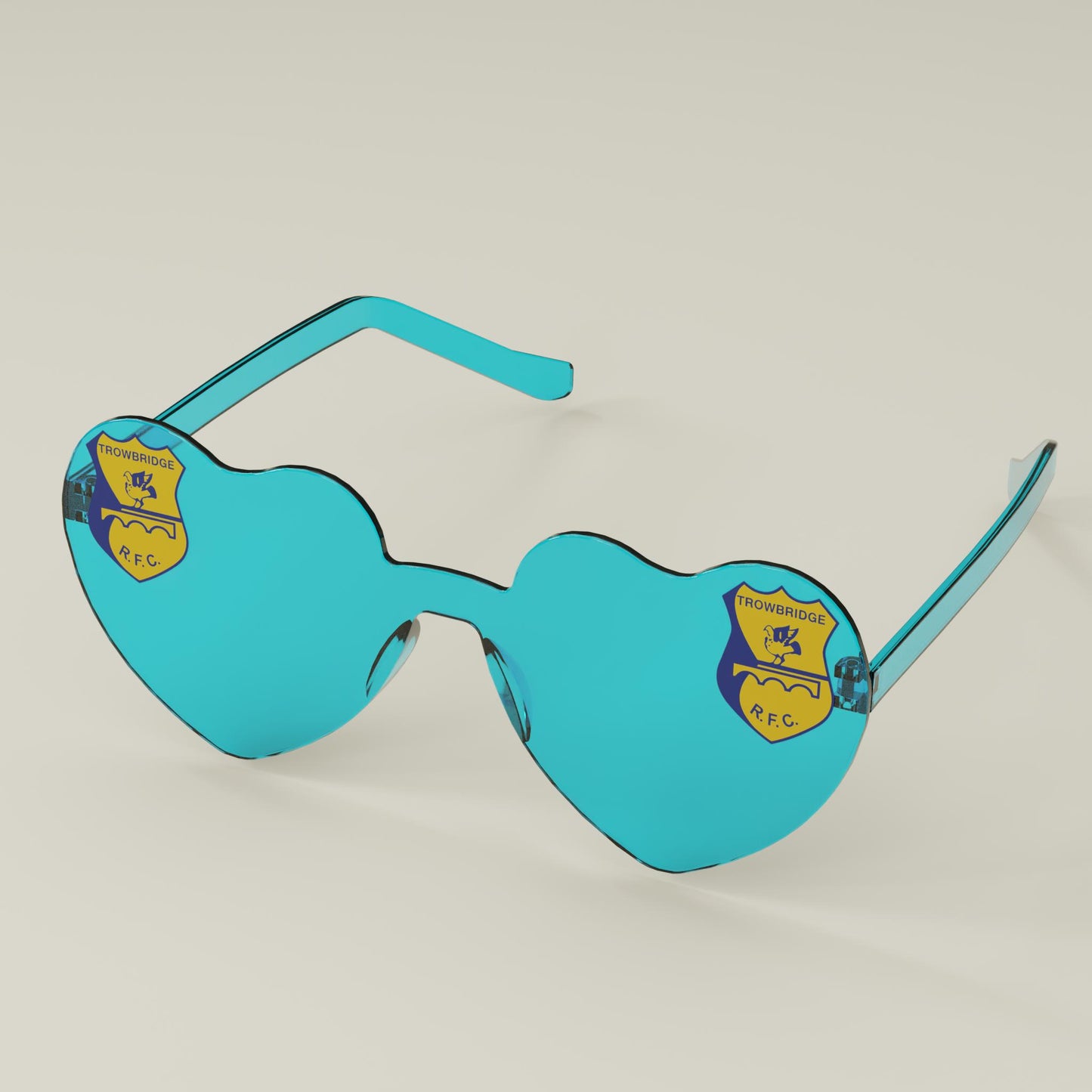 Trowbridge RFC Heart Party Glasses