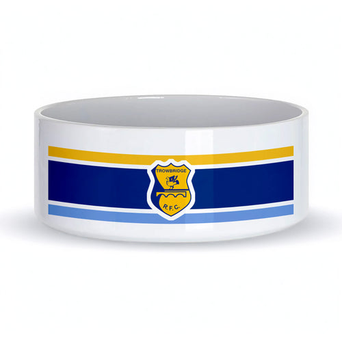 Trowbridge RFC Ceramic Dog Bowl