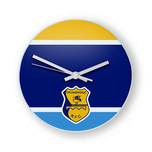 Trowbridge RFC Glass Clock