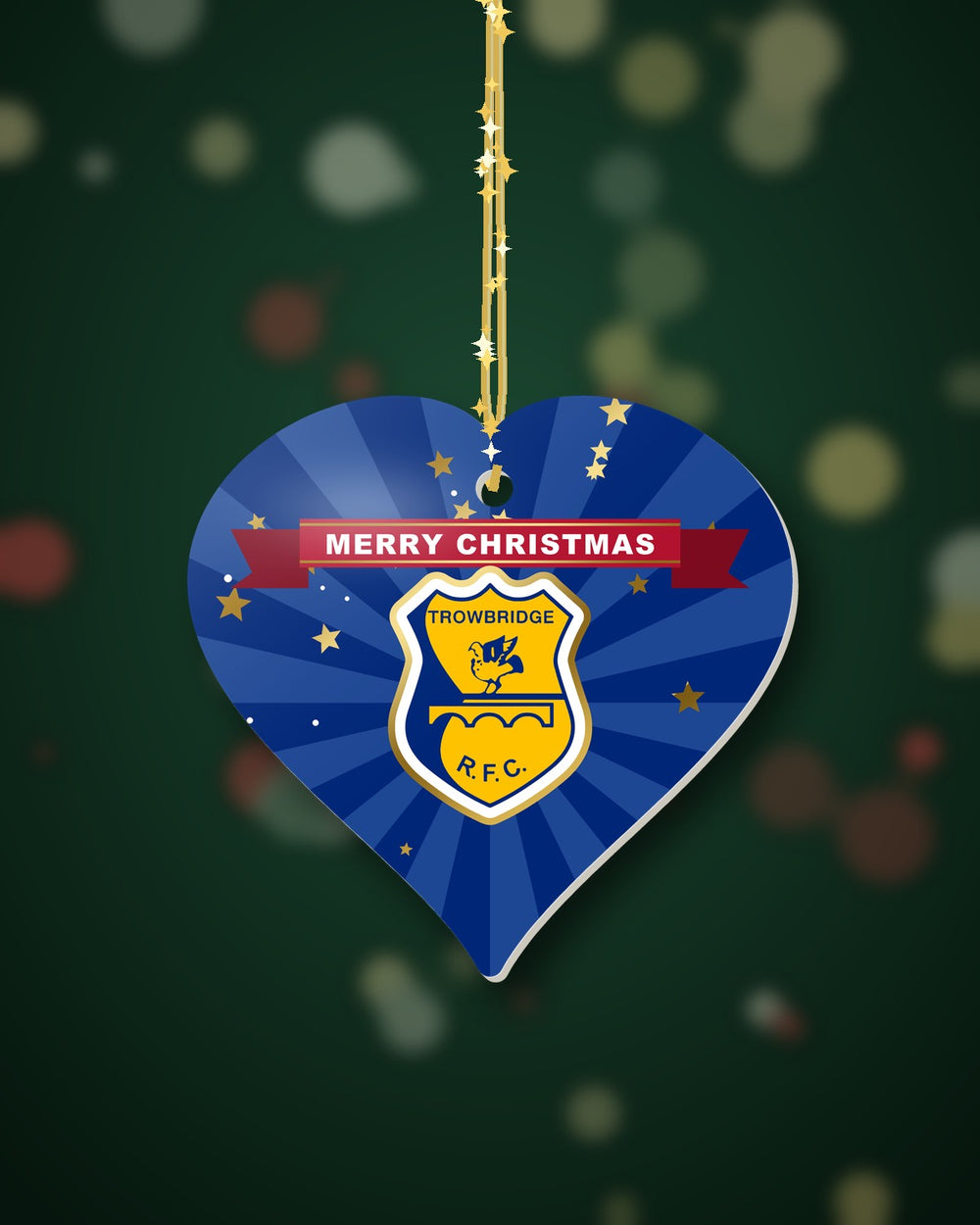 Trowbridge RFC Christmas Heart Starburst
