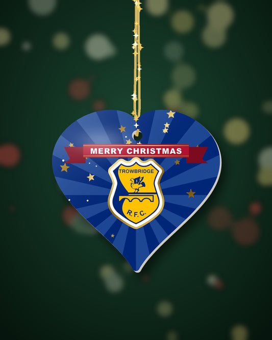 Trowbridge RFC Christmas Heart Starburst