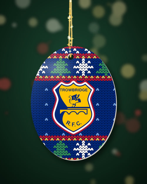Trowbridge RFC Christmas Oval Jumper