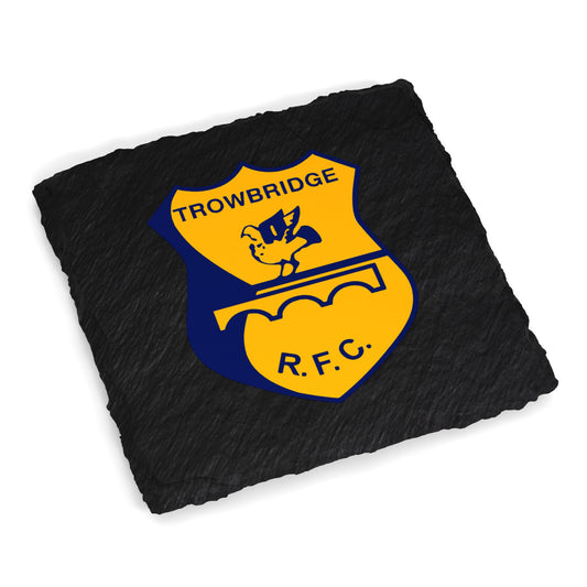 Trowbridge RFC Slate Coaster