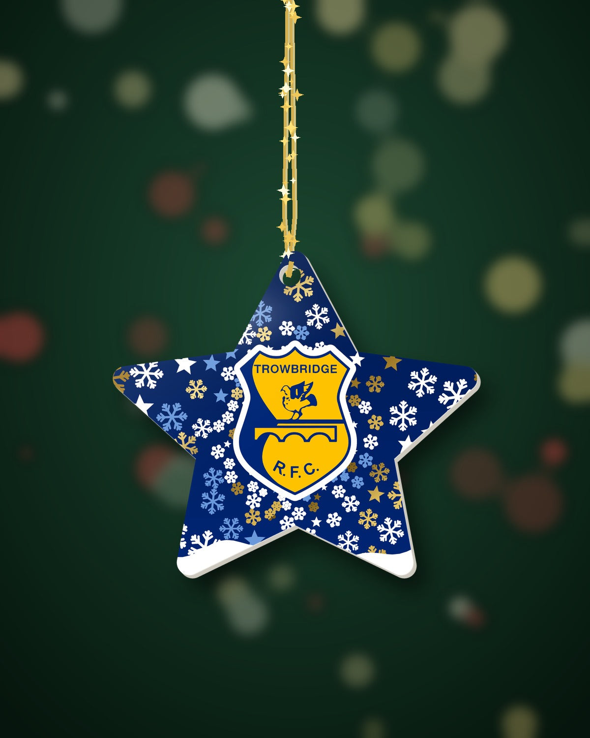 Trowbridge RFC Christmas Star Snowfall