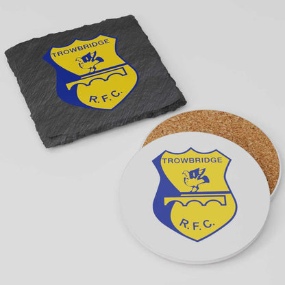 Trowbridge RFC Slate Coaster