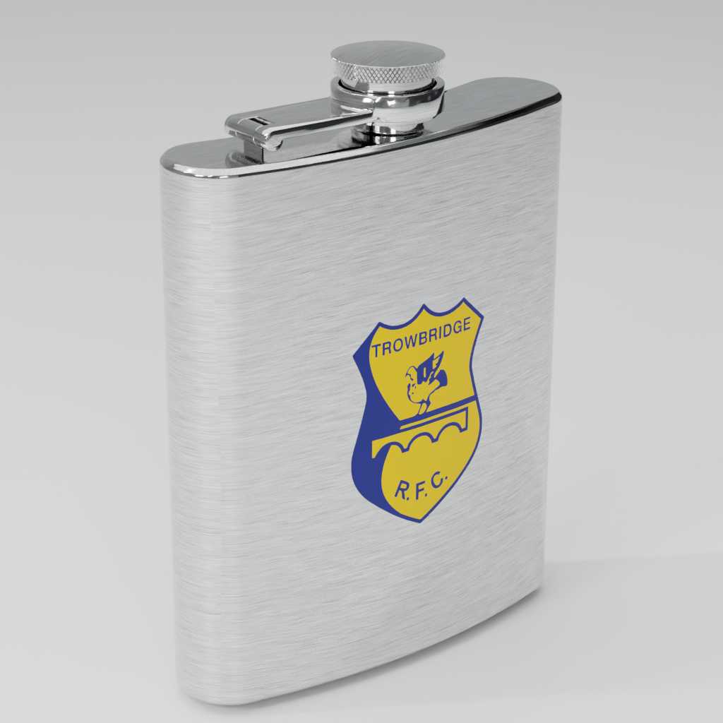Trowbridge RFC 7oz Hip Flask