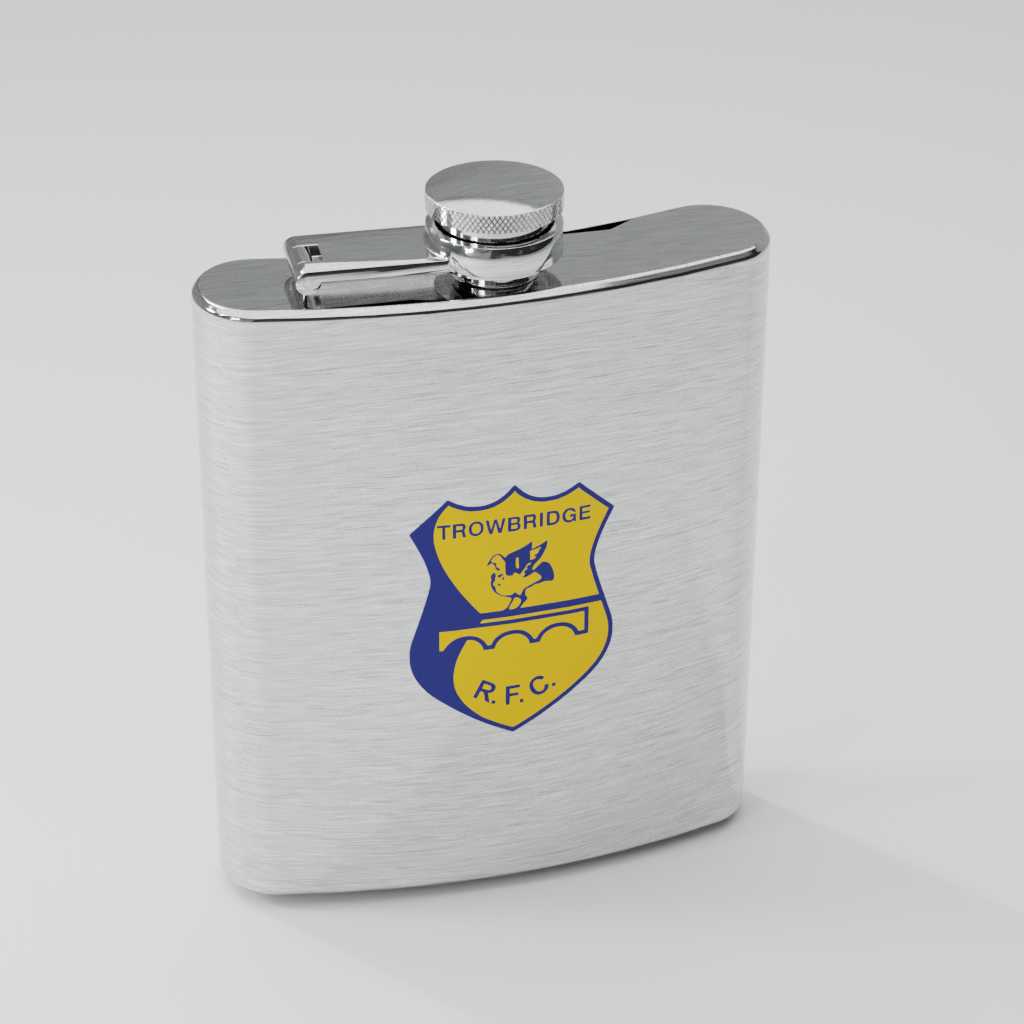 Trowbridge RFC 7oz Hip Flask