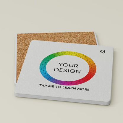 Custom Smart NFC Square Coaster