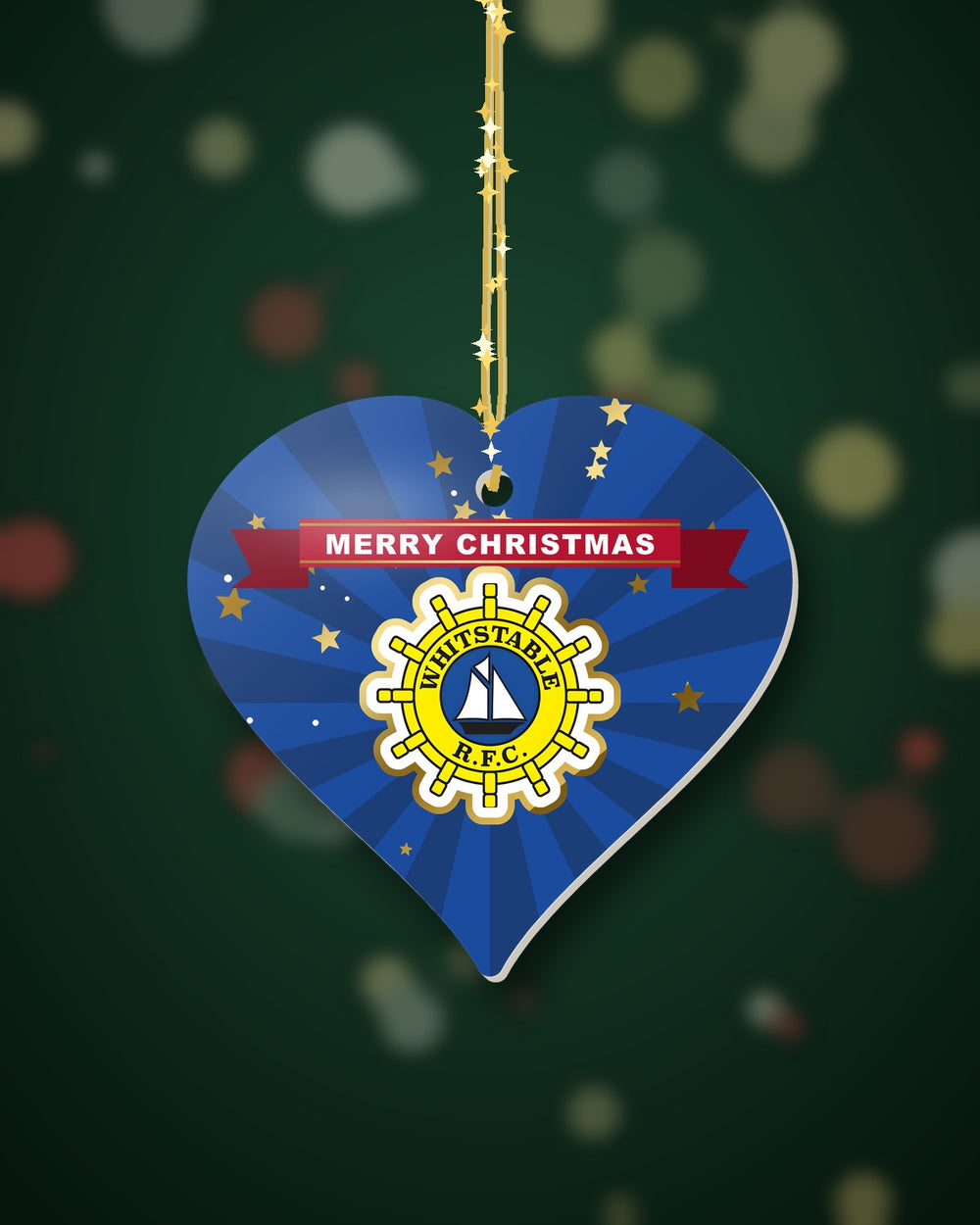 Whitstable RFC Christmas Heart Starburst