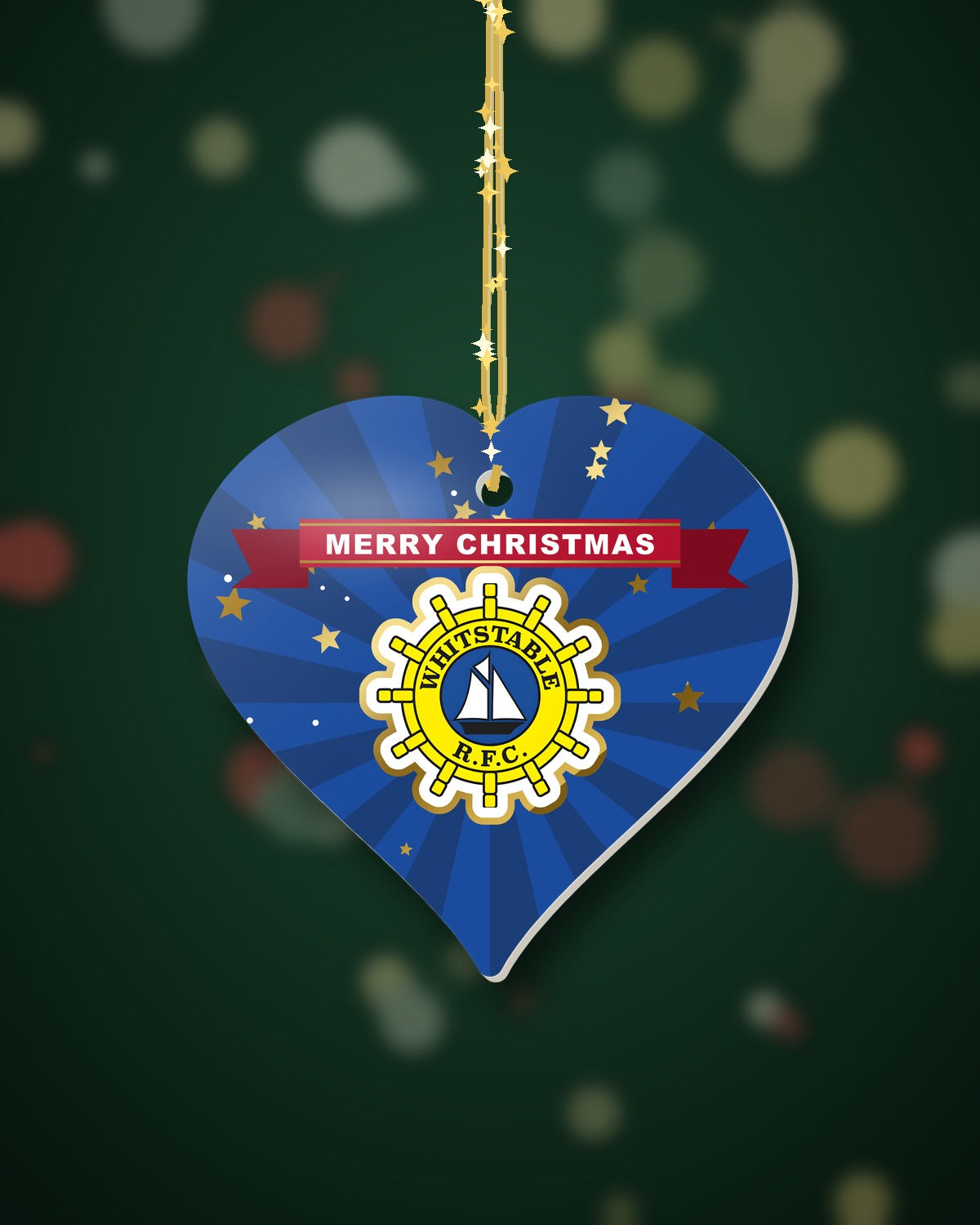 Whitstable RFC Christmas Heart Starburst