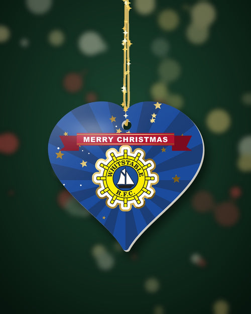 Whitstable RFC Christmas Heart Starburst